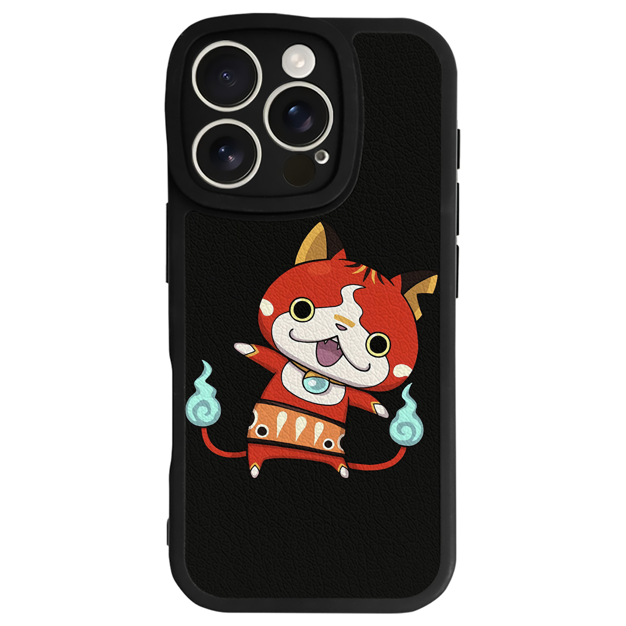 （画像用） 妖怪ウォッチ Yo-kai Watch 【iPhone 16シリーズ対応】シリコンスマホケース（レザー調） 材質：シリコン